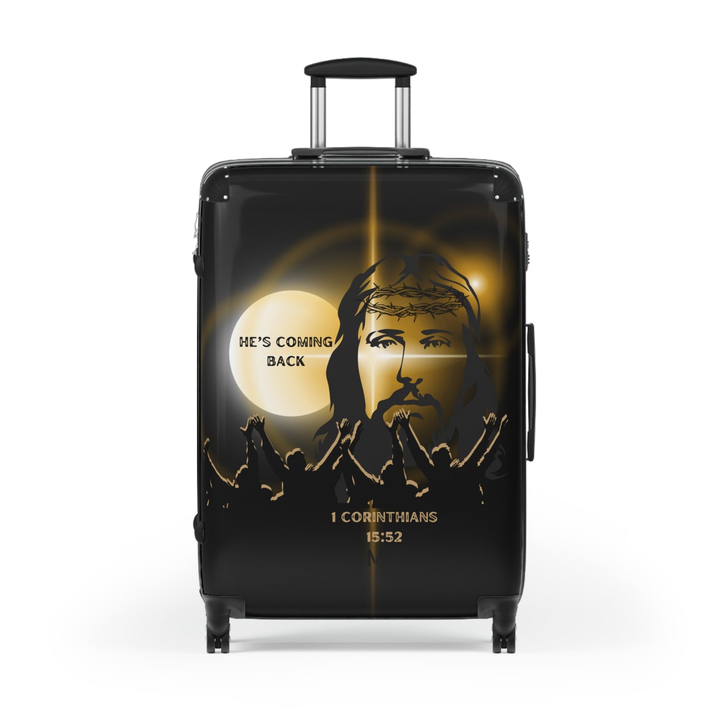 He's Coming Back Suitcase