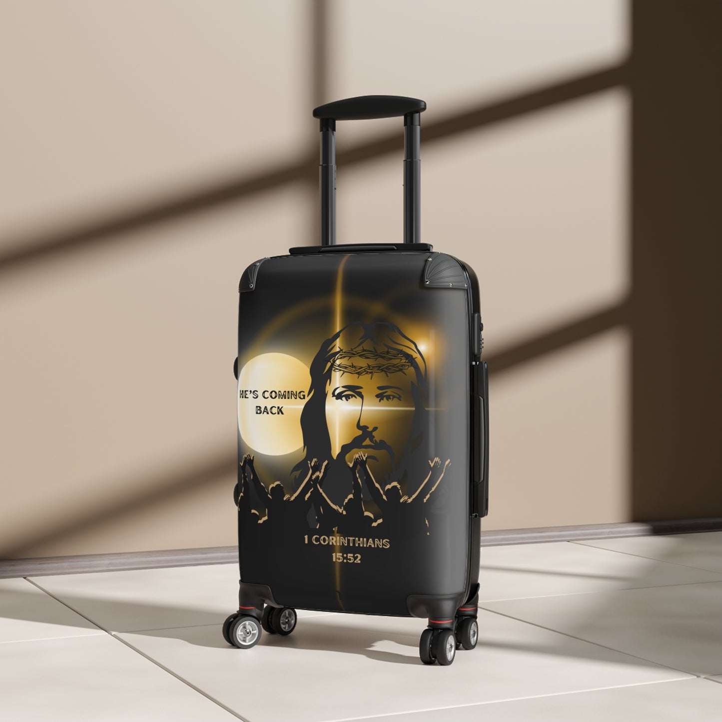 He's Coming Back Suitcase
